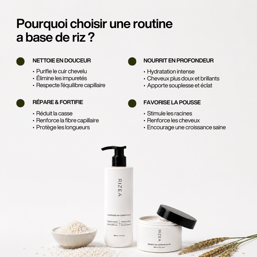 Shampoing purifiant au riz
